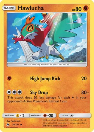 SM - Forbidden Light Hawlucha #70