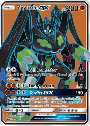 SM - Forbidden Light Zygarde GX (Full Art) #123
