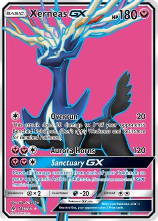 SM - Forbidden Light Xerneas GX (Full Art) #126