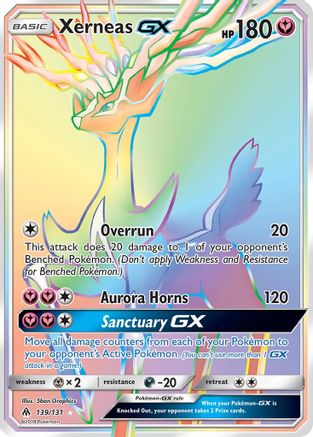 SM - Forbidden Light Xerneas GX (Secret) #139
