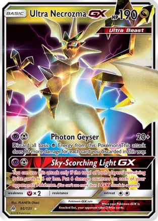 SM - Forbidden Light Ultra Necrozma GX #95