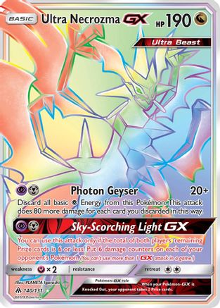 SM - Forbidden Light Ultra Necrozma GX (Secret) #140