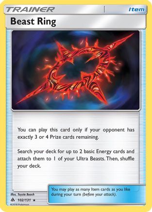 SM - Forbidden Light Beast Ring #102