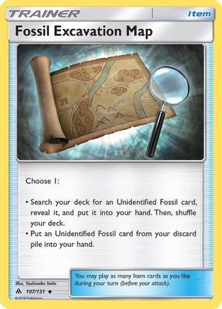SM - Forbidden Light Fossil Excavation Map #107