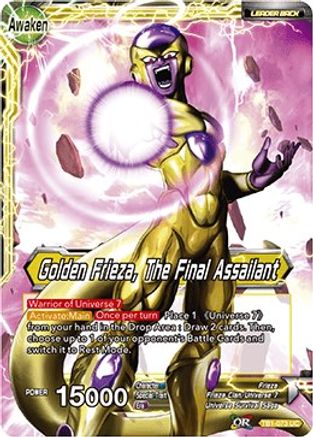 The Final Assailant Golden Frieza Frieza TB1-073 UC Dragon Ball Super TCG NM 