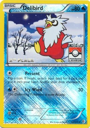 League & Championship Cards Delibird - 38/149 (Pokemon League) [2nd Place] #038