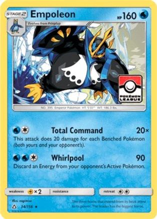 League & Championship Cards Empoleon - 34/156 (Pokemon League) #034