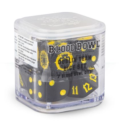 Blood Bowl: Goblin Team Dice Set (7-Pack) - Warhammer Game Accessories ...