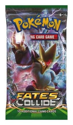 Pokemon Factory Sealed XY Fates Collide Booster Pack 