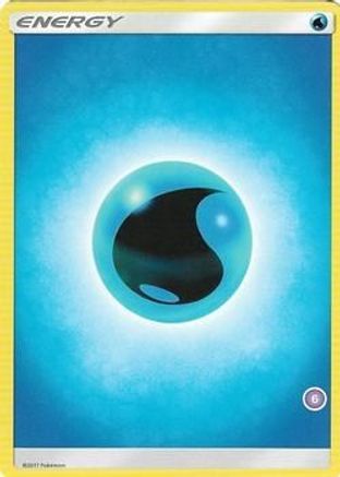 Water Energy (6)  SM Trainer Kit: Alolan Sandslash & Alolan Ninetales Pokémon card