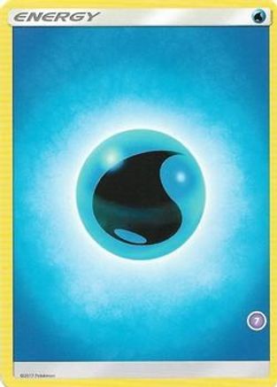 Water Energy (7)  SM Trainer Kit: Alolan Sandslash & Alolan Ninetales Pokémon card