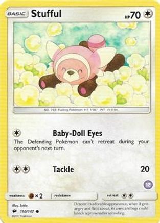Stufful (12) 110 SM Trainer Kit: Alolan Sandslash & Alolan Ninetales Pokémon card