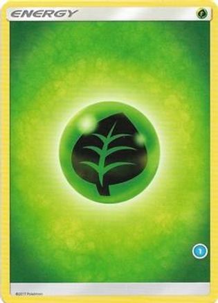 Grass Energy (1)  SM Trainer Kit: Alolan Sandslash & Alolan Ninetales Pokémon card