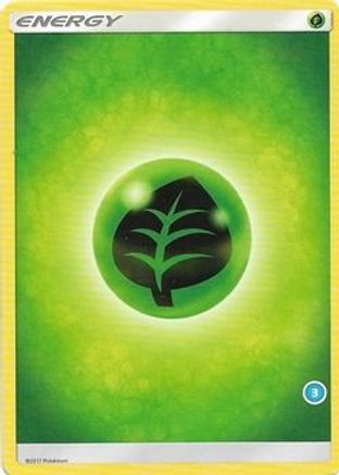 Grass Energy (3)  SM Trainer Kit: Alolan Sandslash & Alolan Ninetales Pokémon card