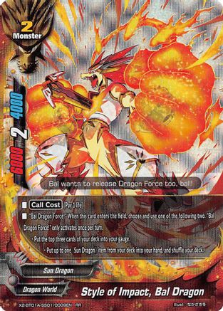 Style of Impact, Bal Dragon - Solar Strife - Future Card BuddyFight