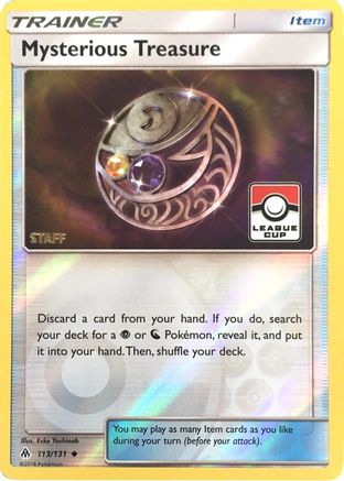 League & Championship Cards Mysterious Treasure - 113/131 (League Cup) [Staff] #113