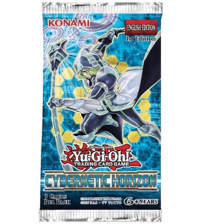 YUGIOH CYBERNETIC HORIZON SEALED BOOSTER PACK 3 PACK LOT 