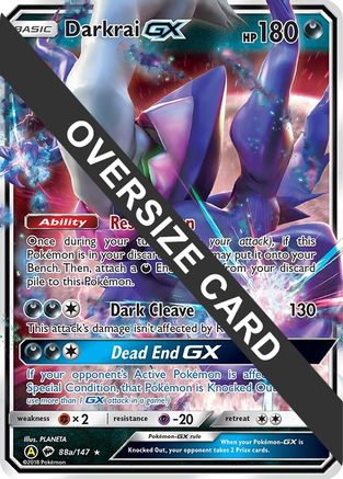 Jumbo Cards Darkrai GX #088a