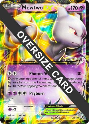 Jumbo Cards Mewtwo EX #XY183