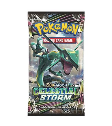 Pokémon TCG Sun & Moon Celestial Storm Booster Pack LOT OF 5 