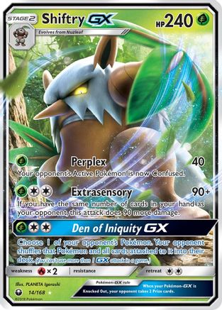 SM - Celestial Storm Shiftry GX #14