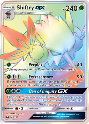 SM - Celestial Storm Shiftry GX (Secret) #169