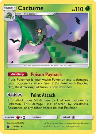 SM - Celestial Storm Cacturne #20