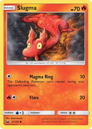 SM - Celestial Storm Slugma #23