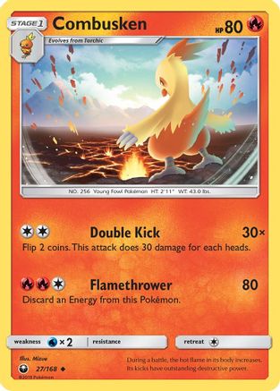 SM - Celestial Storm Combusken #27