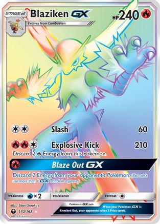 SM - Celestial Storm Blaziken GX (Secret) #170