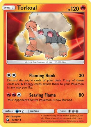 SM - Celestial Storm Torkoal #29