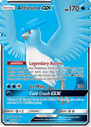 Articuno GX full art✨ The legendary birds have always carried so much  nostalgia. I can't wait to chase them in the new 151 set very soon!