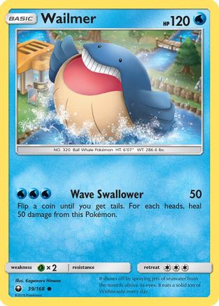 SM - Celestial Storm Wailmer #39