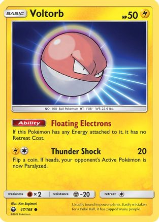 SM - Celestial Storm Voltorb #47