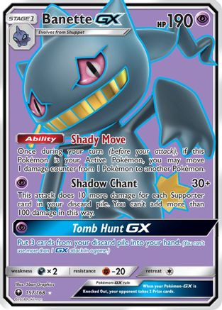 SM - Celestial Storm Banette GX (Full Art) #157