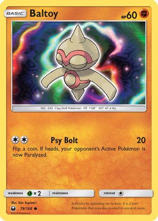 SM - Celestial Storm Baltoy #78