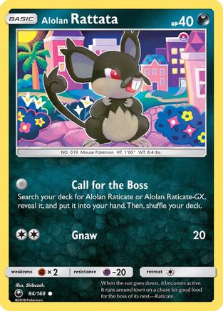 SM - Celestial Storm Alolan Rattata #84