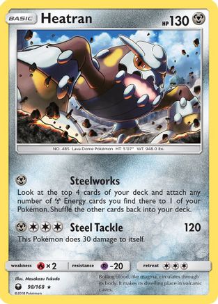 SM - Celestial Storm Heatran #98