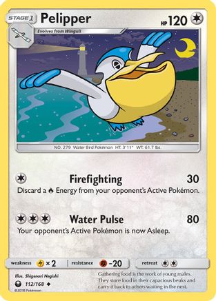 SM - Celestial Storm Pelipper #112