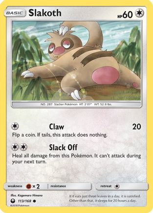 SM - Celestial Storm Slakoth #113