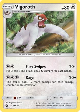 SM - Celestial Storm Vigoroth #114