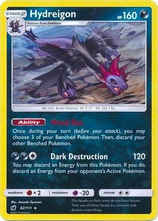 Deck Exclusives Hydreigon - 62/111 (Cracked Ice Holo) #062