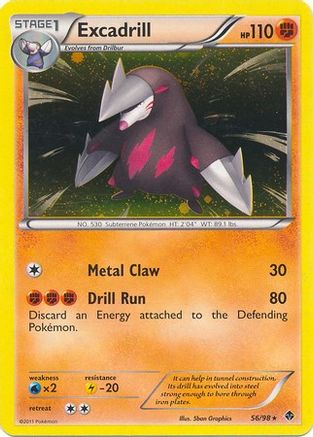Blister Exclusives Excadrill - 56/98 (Cosmos Holo) #056