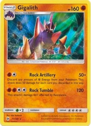 Blister Exclusives Gigalith - 71/149 (Cosmos Holo) #071