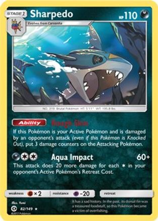 Blister Exclusives Sharpedo - 82/149 (Cosmos Holo) #082