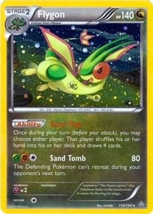 Blister Exclusives Flygon - 110/160 (Cosmos Holo) #110