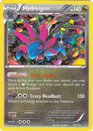Blister Exclusives Hydreigon - 074/119 (Cosmos Holo) #074