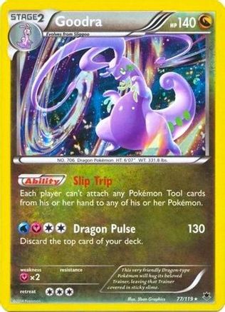 Blister Exclusives Goodra - 77/119 (Cosmos Holo) #077