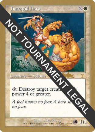 Intrepid Hero - 2002 Brian Kibler (7ED) (SB)