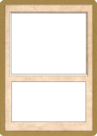 2002 World Championship Blank Card